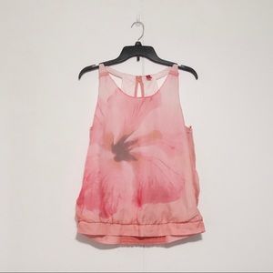 5/25 EDC by Espirit Halter Floral Print Blouse